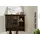 Massivmoebel24 Wandgarderobe Railway 90 x 30 x 75 cm Braun