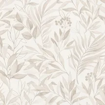 Rasch Textil Papiertapete mit Blättern 10 m x 0,53 m 0,53 kg beige 286069