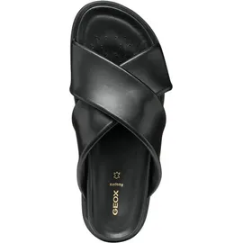 GEOX Damen D ADELASH B Slide Sandal, Black, 38 EU