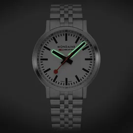 Mondaine Stop2go Edelstahl 41 mm MST.4101B.SJ.2SE