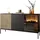 lookway Eclipse 154 x 83 x 39 cm Schwarz / Eiche Wotan