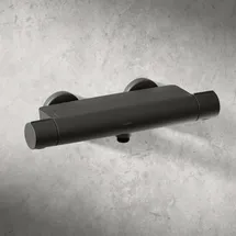 Hansa Brausearmatur HANSAOPTIMA Thermostat, Wandmontage, mattschwarz