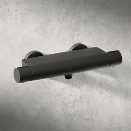 Hansa Brausearmatur HANSAOPTIMA Thermostat, Wandmontage, mattschwarz