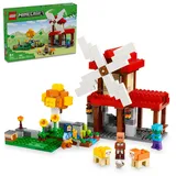 LEGO Minecraft Die Windmühle Bauernhof Bauspielzeug - Minecraft Spielzeug für Kinder, Jungen & Mädchen ab 8 Jahren mit 3 Minifiguren - Geschenk zu Weihnachten für Fans von Videospielen - 21262