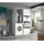 xonox.home Free Waschmaschinenschrank 66 x 195 cm Weiß Spanplatte