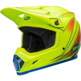 Bell Helme Bell MX-9 Mips Zone Motocrosshelm - Neon-Gelb/Orange/Blau - M