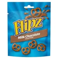 Flipz Milk Chocolate Covered Pretzels 90g