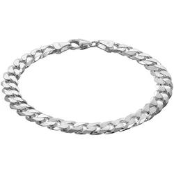 trendor 75138 Herren-Armband Silber 925 Panzer Breite 7,8 mm
