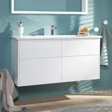 Villeroy & Boch Finero Waschtischunterschrank 120 cm mit Waschtisch, 4 Auszüge