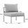 gardenson Loungesessel Copacabana Grau/Grün 70 x 65 x 74 cm