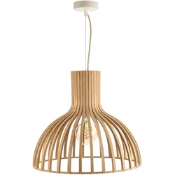 Hängelampe Decken Lampe Holz Eiche Beleuchtung Doktorvolt 6122
