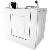 AcquaVapore AquaVapore Sitzwanne Whirlpool Badewanne mit Tür S02WP-TH-A-L 78x100cm