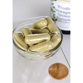 Swanson Adaptogener Kräuterkomplex mit Rhodiola, Ashwagandha und Ginseng Kapseln 60 St.