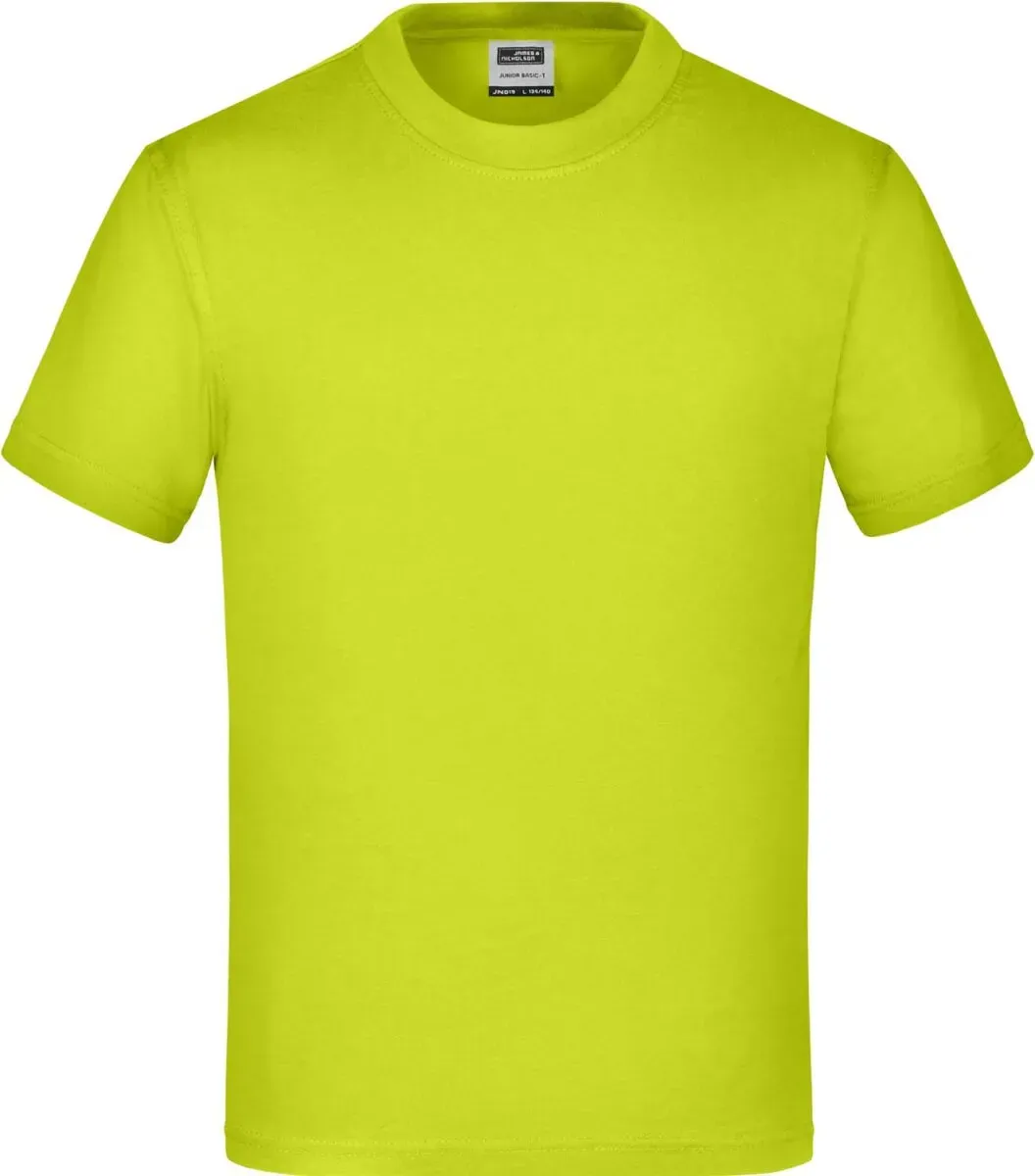 James & Nicholson Kinder T-Shirt JN019 acid yellow S (110/116)