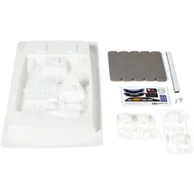 TAMIYA Cockpit Set Linkslenker 1:10 Schwarz/Weiss 300054298