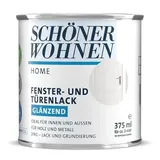 Schöner Wohnen Home Fenster-und Türenlack weiß 375 ml Acryl-Lack glänzend