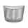 BLOMUS Aufbewahrungskorb MODO satellite 32 x 32 x 23 cm grau