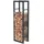 BC-ELEC Holzablage Stahl 125 x 40 x 25 cm Schwarz