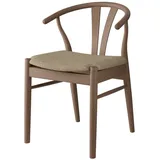 Hammel Furniture Stuhl Frida, Esszimmerstuhl, Wohnzimmerstuhl, Massivholz, gepolsterte Sitzfläche, versch. Farbvarianten beige