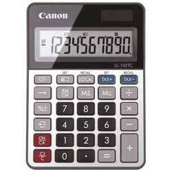 Canon LS-102TC Basisrechner 12 Stellen Solarpanel & Batterie