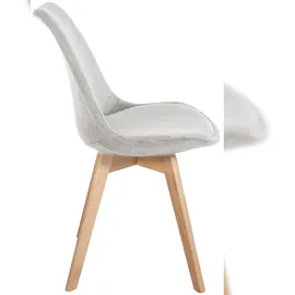 CLP 4er Set Esszimmerstuhl Linares Cord