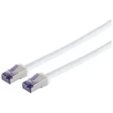 Lanview LVN-CAT6A-FLEX-25CMWH. 0,25 m, Cat6a, S/FTP (S-STP), RJ-45, RJ-45, Weiß
