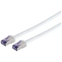 Lanview LVN-CAT6A-FLEX-25CMWH. 0,25 m, Cat6a, S/FTP (S-STP), RJ-45, RJ-45, Weiß
