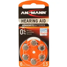 Ansmann Zinc-Air 13 (PR48) Hörgeräte Batterien