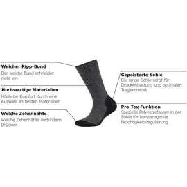 CAMANO Funktionssocken 4-Paar Grün 35-38