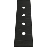 GESSI 4-Loch Dekor-Platte für Secur Box, - Bronze