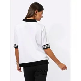 CREATION L Shirt in weiß-schwarz | Gr.: 44,