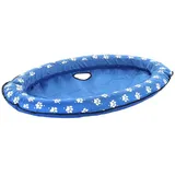 Karlie Flamingo LUFTBETT FLOSI + LUFTPUMPE BLAU 100x65CM
