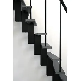 Minka Mittelholmtreppe Happy 24 275 cm Stahl Schwarz