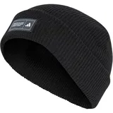 Adidas Unisex Essentials Cuffed Beanie, Black/White, L