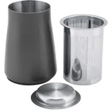 Tyenaza Kaffeepulver Sieb, Schwarz Edelstahl Kaffeesieb Kaffeepulver Filtermühle Zubehör für Heimarbeit, Reisen und Camping(schwarz)