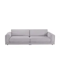 Jette Home Big Sofa aus Cord Roomy , grau , Maße (cm): B: 294 H: 85 T: 150