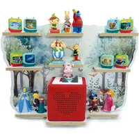 Smagnon Regal für die Toniebox und Tonie Figuren Motiv Ballon-Familie Kinderspielzeug (XXL Hauptregal Tiere im Wald)