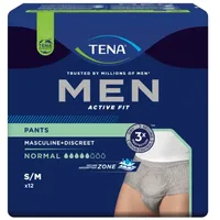 TENA Men Active Fit Pants Normal Inkontinenzpants, grau Größe L/XL