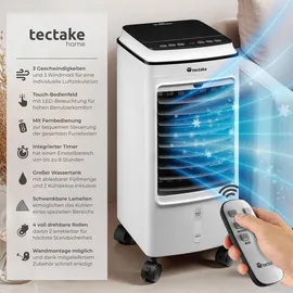 Tectake Klimagerät 403915 weiß mobil