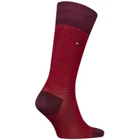 Tommy Hilfiger TH 1P Structure Fil D Ecos - lange Socken - Herren - Red - 41/42