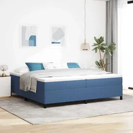 vidaXL Boxspringbett 200 x 200 cm Blau