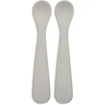 jollein 710-001-00093 Fütterlöffel 2er Set Silikon Nougat