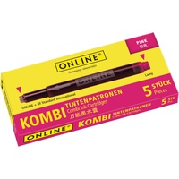 Online Schreibgeräte ONLINE® Tintenpatronen für Füller pink 5 St.