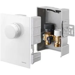 Oventrop Unibox T-RTL Thermostat, Raum- und Rücklauftemperaturregelung Kunststoff, Weiß 1022733