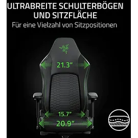 Razer ISKUR V2 Leder Grün