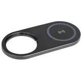 EVOline One DisQ Wireless Charger - kabellos Laden mit Aufnahme für One Kunststoff schwarz, 230V