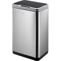 EKO - Mirage Sensor Abfalleimer 30 Liter - Stainless steel Plastic - Matt Edelstahl, Schwarz - Silber/Schwarz