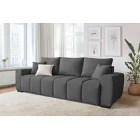 Home Affaire Schlafsofa Polyester 2-Sitzer Grau