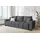 Home Affaire Schlafsofa Polyester 2-Sitzer Grau