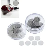 Cheeroyal 150 Stück Edelstahl-Räuchersiebe Pfeifensiebfilter 9,5/12,7/15/15,8/19/20 mm mit Aufbewahrungsbox (20mm)